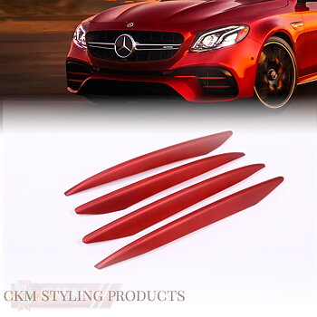 1. chrometrim set in red for front 4pcs
