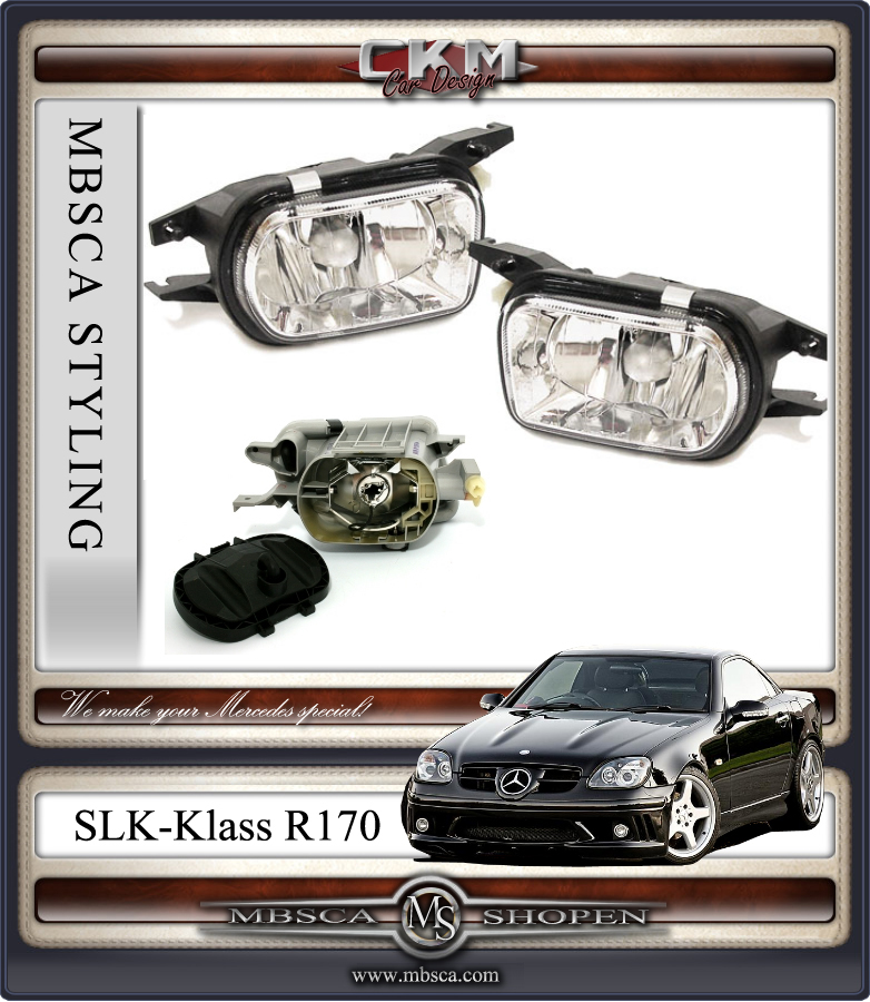 Clear fog lights 00-04 facelift 2 pcs