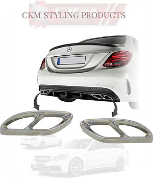 1. CKM sport c43 style tailpipe covers  2pcs