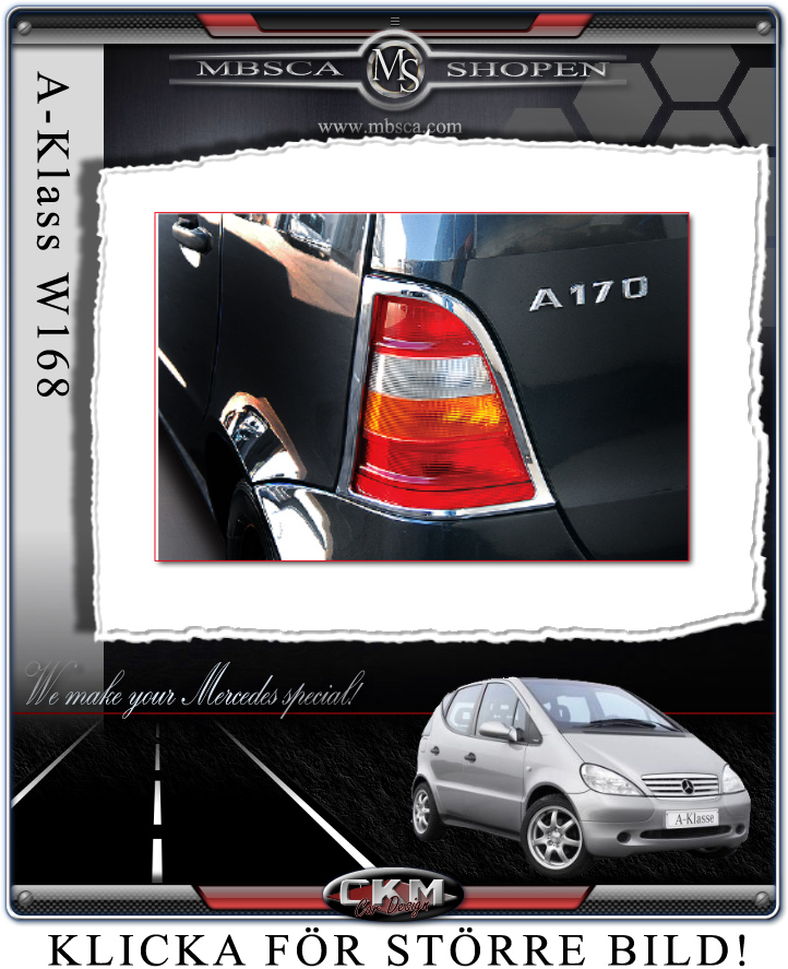 Chrome rings taillights 2 pcs set