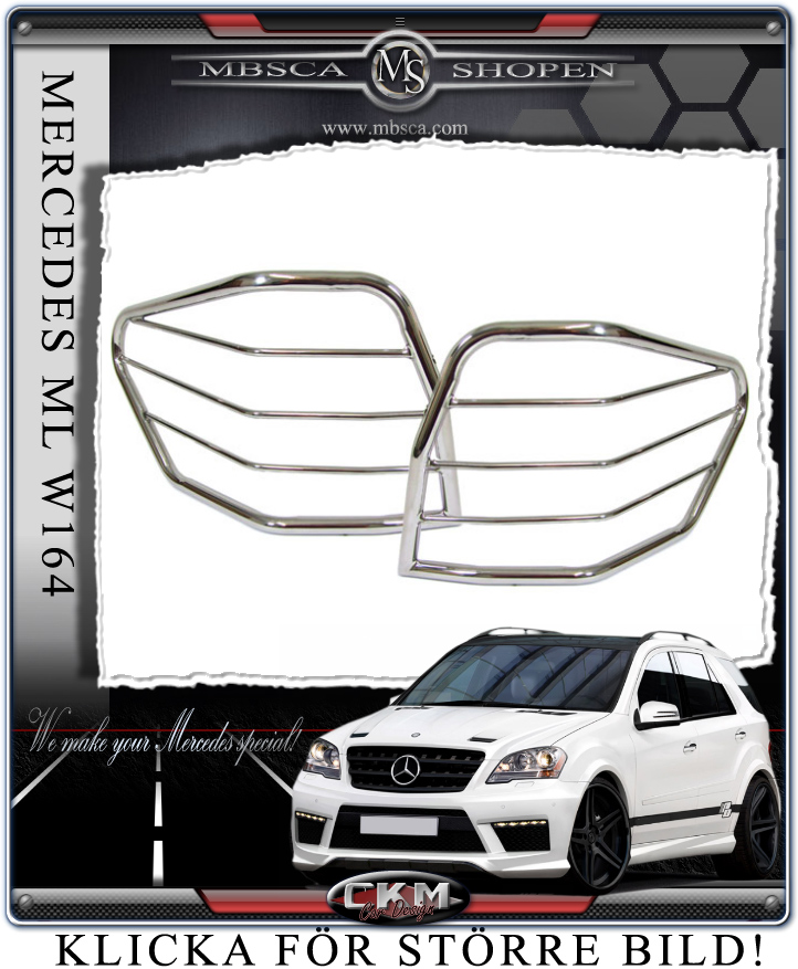 Galler baklysen 2st Chromed
