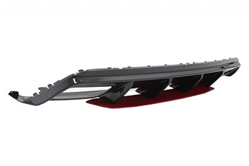 1. CKM  A45 Facelift Design Red Edition diffuser kit black pipes 1pcs