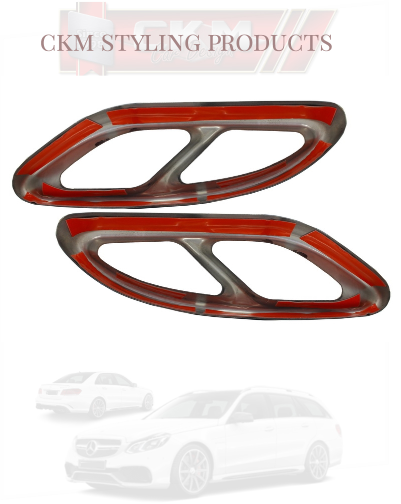 1. CKM sport c43 style tailpipe covers  2pcs black - 3