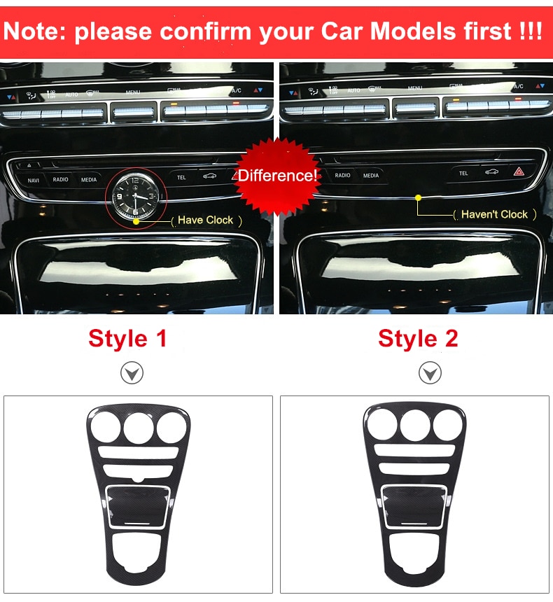 1. Carbon fiber trim cover 2pcs - 2