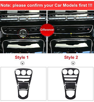 1. Carbon fiber trim cover 2pcs