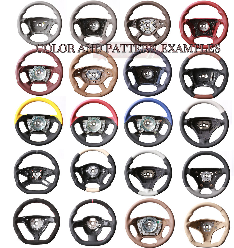 1. steering wheel sport mb original handmade 1pcs - 8