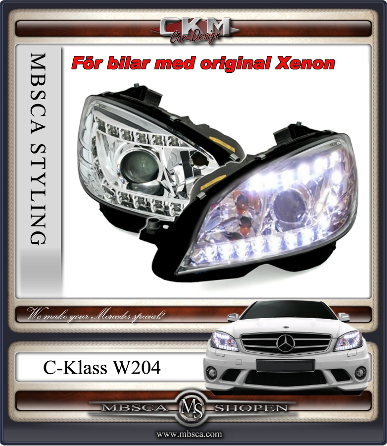 Clearglas headlights "Devil eyes" DRL LED V2