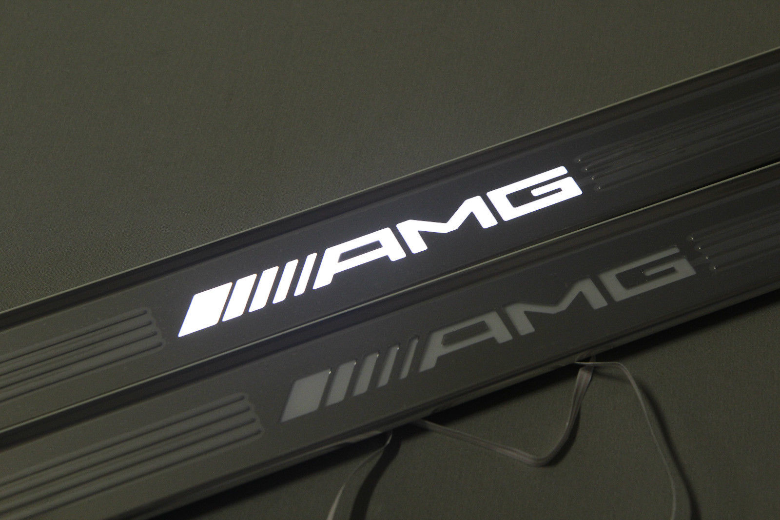 AMG illuminated door sills 2pcs mb oem parts - 6