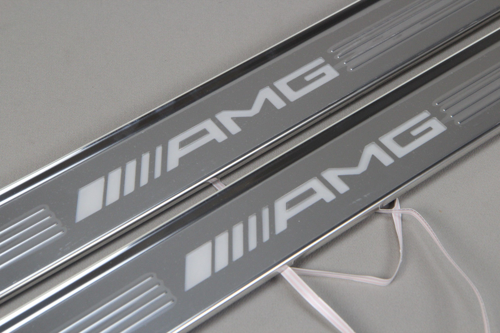 AMG illuminated door sills 2pcs mb oem parts - 5