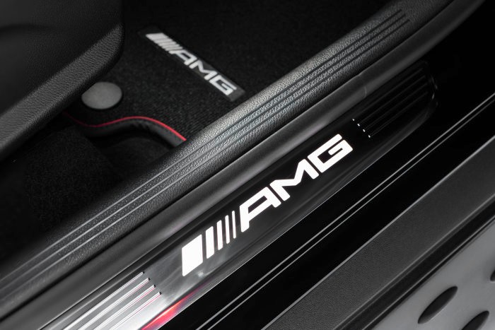 AMG illuminated door sills 2pcs mb oem parts - 3