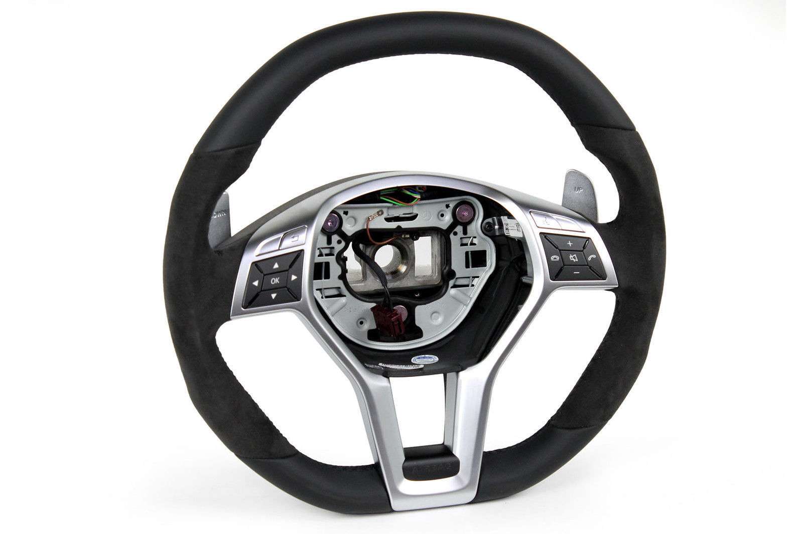 CKM Car Design 1. Steering Wheel AMG OEM Leather/Suede
