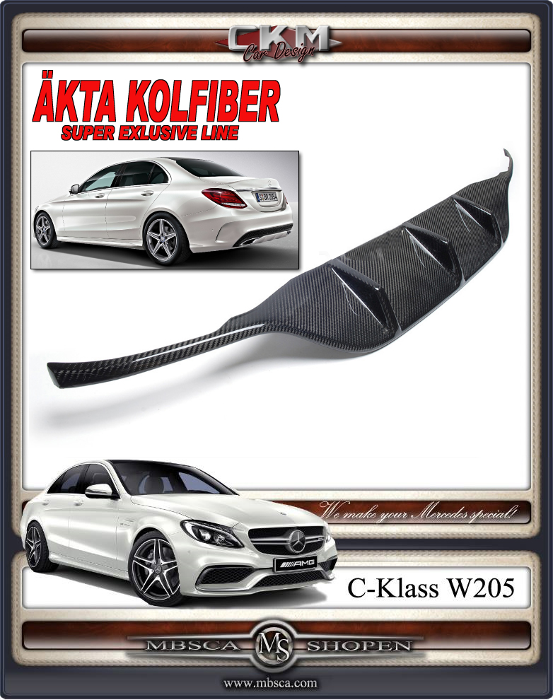 1. Kolfiber diffuser C63 1pc