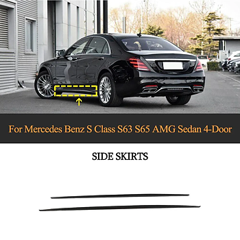 1. CKM S65 carbon trim for AMG look sideskirts 2pcs
