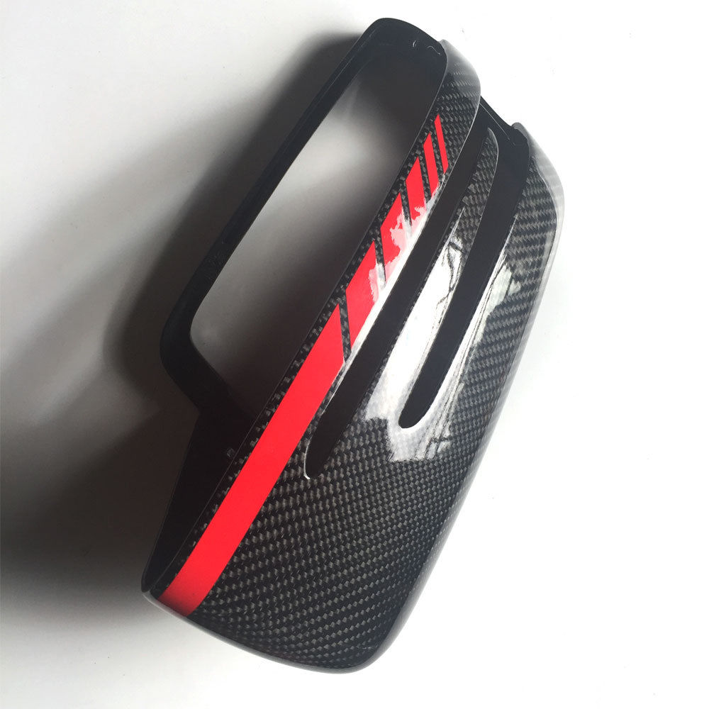1 . Mirrorcovers with red AMG look stripe - 2