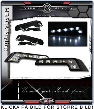Klarglas LED dagsljus dimljus