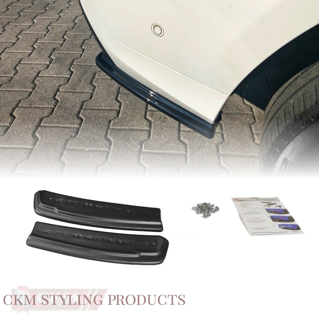1. CKM Carbon look or black rear side splitters 2pcs SUV