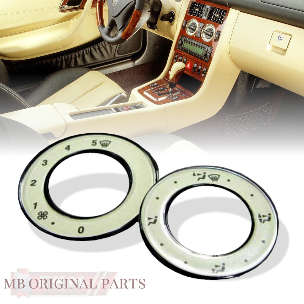 White rings for fan. MB Org.