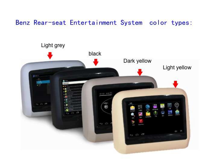 C. Android 9" Monitors 2st nackstöd som Original utförande Luxus Line - 27