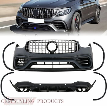 1. GLC63 facelift A LOOK kit and rear diff 