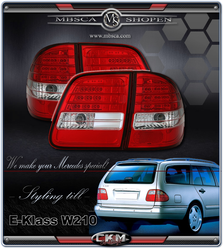Clearglas taillights with LEDs 2 pcs for Wagon