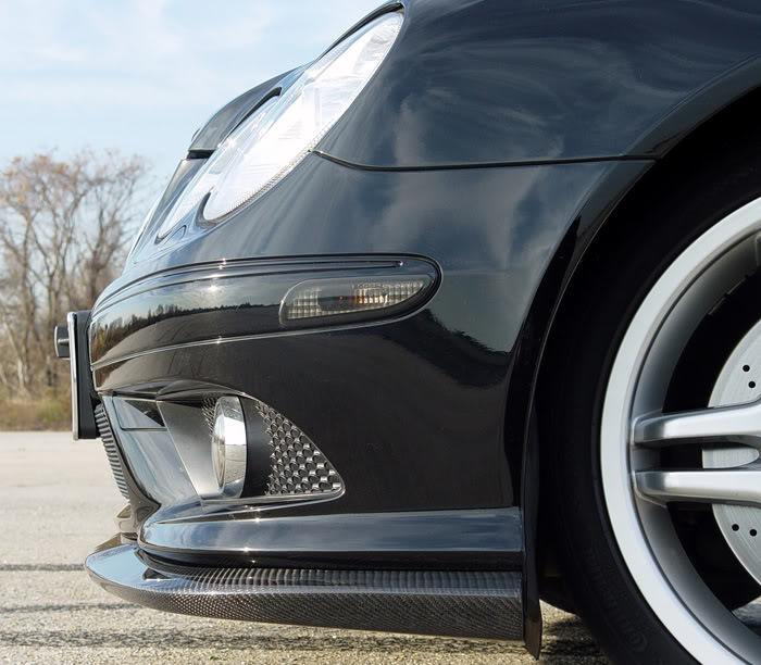 2. Kolfibeläpp till CLK55 AMG fronten - 2