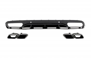 1. C63 FACELIFT look diffuser+pipes Edition 1 Design