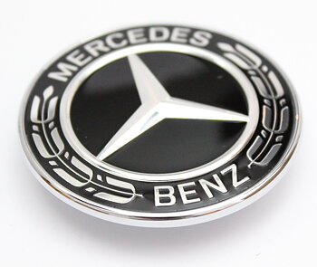 Replacement emblem for hoodstar. BLACK MB Orginal.