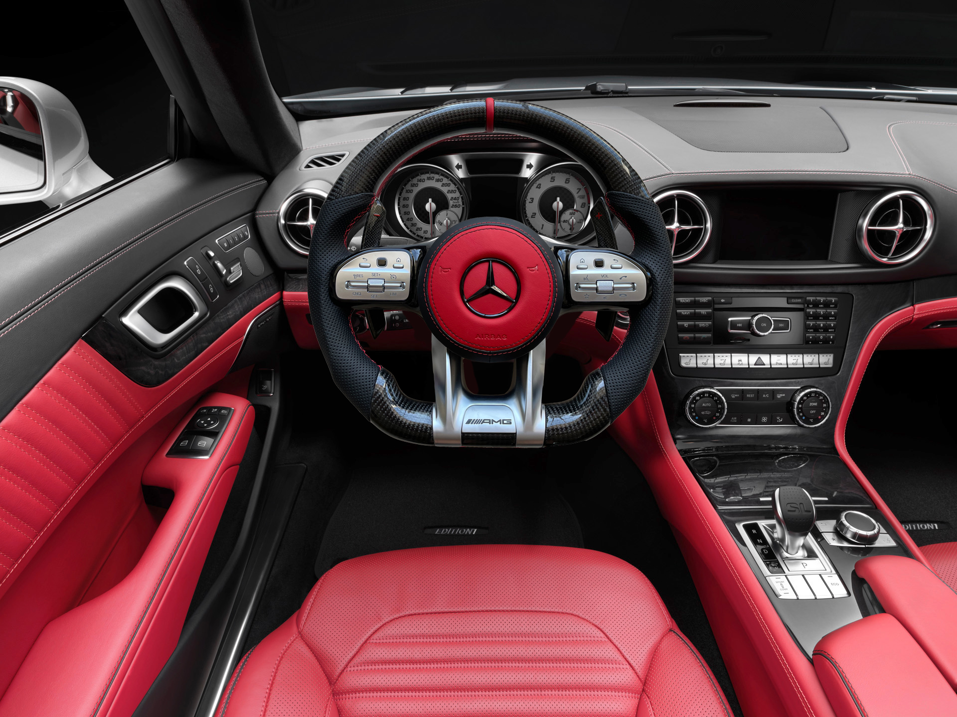 1. Steering sport FACELIFT 2018 style Leather/ Carbon/Piano  SUPER SPORT PLUG N PLAY - 6