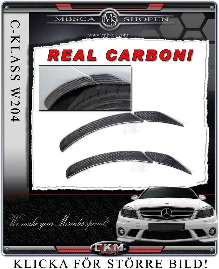 1. Carbon fender list 2 pcs
