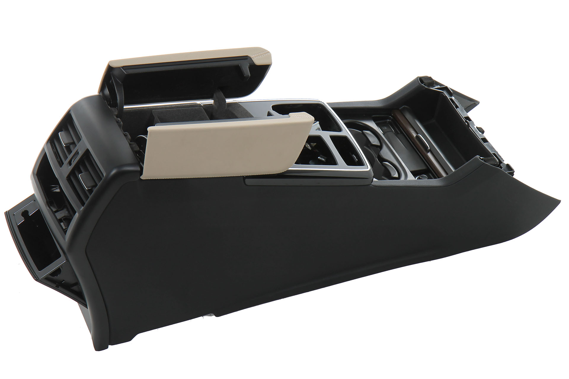 1. Facelift Centerconsoll  Black/Tan - 2