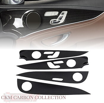 1. Carbon fiber trim cover 4pcs