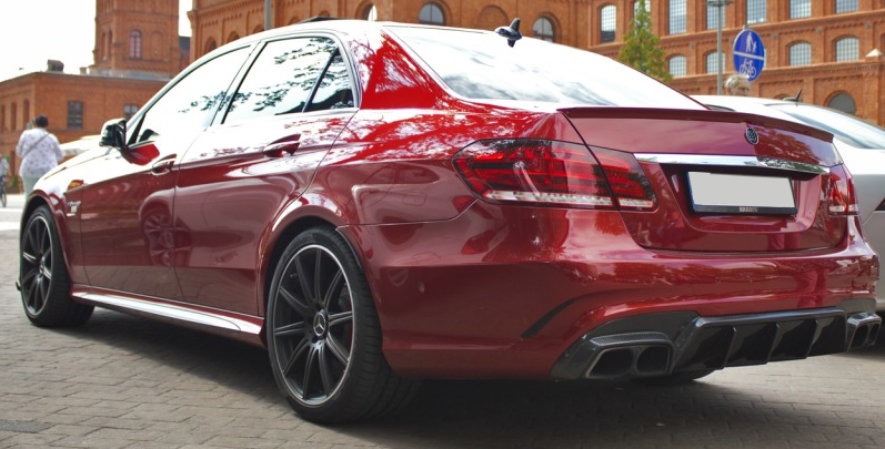 2b. Carbon DIFF for E63 AMG FACELIFT 14-16 back - 3