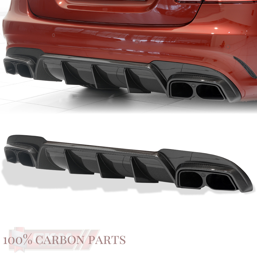 2b. Carbon DIFF for E63 AMG FACELIFT 14-16 back