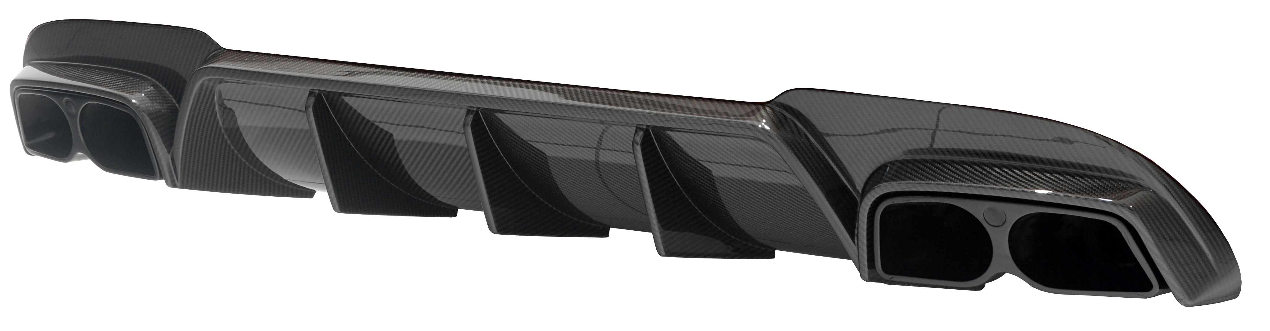 2b. Carbon DIFF for E63 AMG FACELIFT 14-16 back - 2