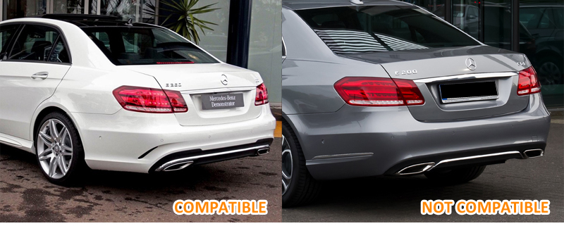 2b. Carbon DIFF for E63 AMG FACELIFT 14-16 back - 4