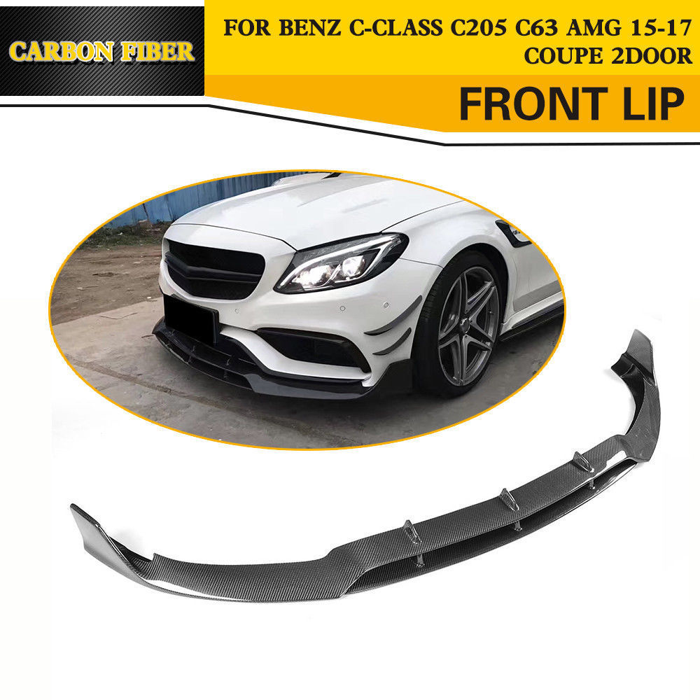 1. Carbon C63 lip b-look 1pc  - 4
