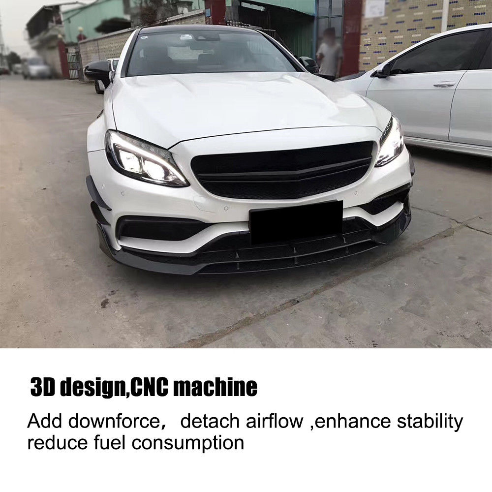 1. Carbon C63 lip b-look 1pc  - 5