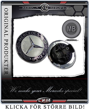 Replacement emblem for hoodstar. MB Orginal.
