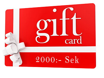GIFTCARD 2000 Sek