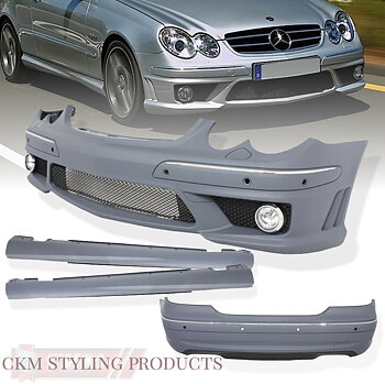 1. CKM "A-look 63 OPTIK" facelift Spoiler kit 9 delar 02-09