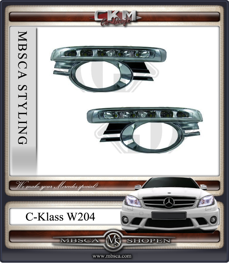 W204 Diodlysen för kofångare V2