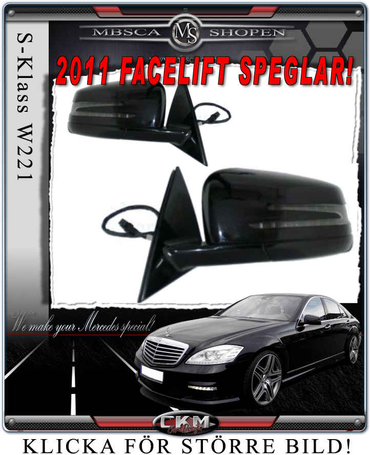 Speglar FACELIFT 2 st grundade
