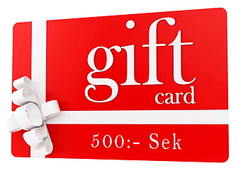 GIFTCARD 500 Sek