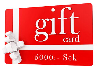 GIFTCARD 5000 Sek