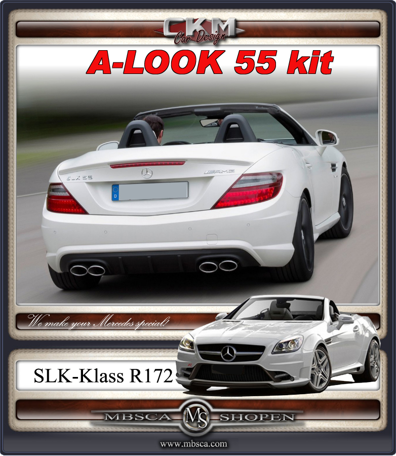 1. CKM "A-look" Spoiler kit 9 delar 02-09 - 2