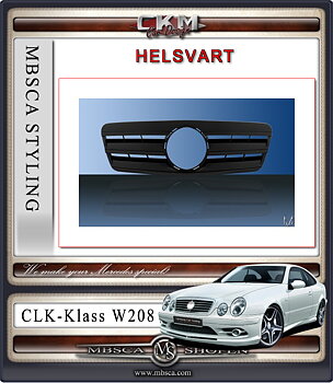 Avantgarde sport grill V3 All black glossy