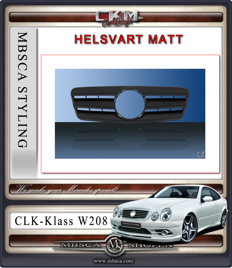 Avantgarde sport grill V3 All black flat