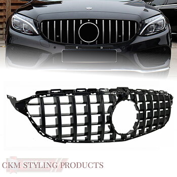 1. AMG GT-R PANAMERICAN look grill SVART 14-18 "ONLY for C63 AMG"