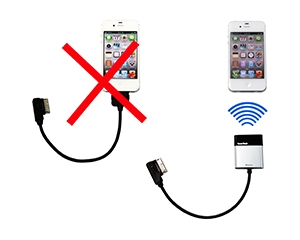 C. Bluetooth trådlös Ipod adapter. 30pin - 3