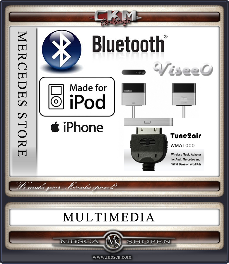 C. Bluetooth trådlös Ipod adapter. 30pin